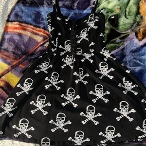Royal bones skull dress